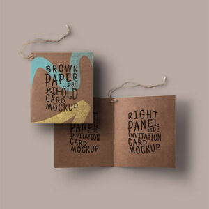 Brown Paper Card